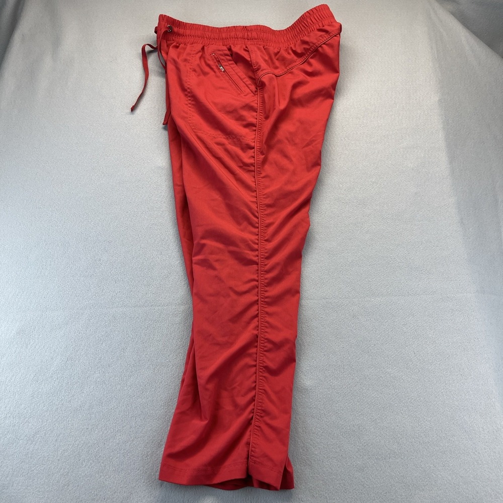Healing Hands Scrubs Pants Ladies Sz LP, Purple Label Made in Vietnam Red